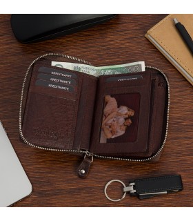 Męski portfel skórzany klasyczny RFiD duży Beltimore P08|krateczka.pl