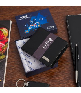 Męski portfel skórzany klasyczny RFiD duży Beltimore P09|krateczka.pl