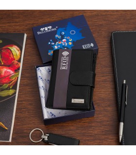 Męski portfel skórzany klasyczny RFiD duży Beltimore P11|krateczka.pl