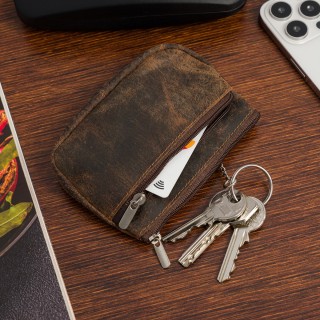 Skórzane etui na klucze duże kluczówka skóra Beltimore P93| Krateczka.pl