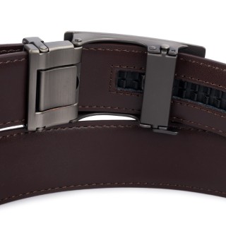 Zestaw męski skórzany pasek portfel pudełko premium Beltimore Z53| Krateczka.pl