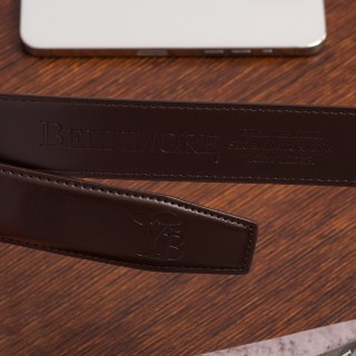 Zestaw męski skórzany pasek portfel pudełko premium Beltimore Z53| Krateczka.pl