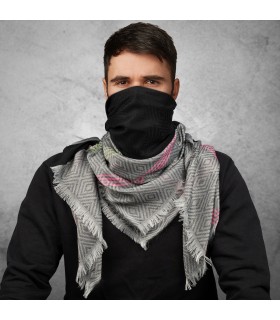 Arafatka Chusta Męska Bawełniana Czarna Krata Wojskowa Taktyczna ARF | Krateczka.pl