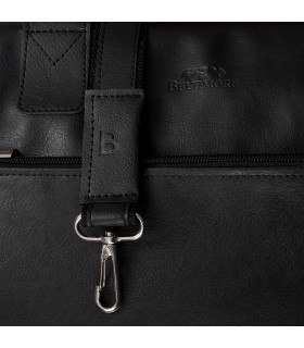 Torba męska na dokumenty A4 laptopa czarna Beltimore M07 | Krateczka.pl