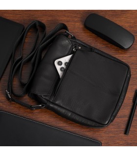 Torba męska skórzana na ramię elegancka Beltimore  N38 | Krateczka.pl