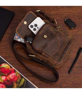 Torba męska skórzana na ramię elegancka Beltimore  N39 | Krateczka.pl