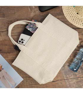 Torba plażowa duża na lato rączki solidna Tor-ge-18-3|Krateczka.pl