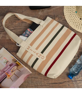Torba plażowa pojemna na lato rączki solidna Tor-ge-19-3|Krateczka.pl