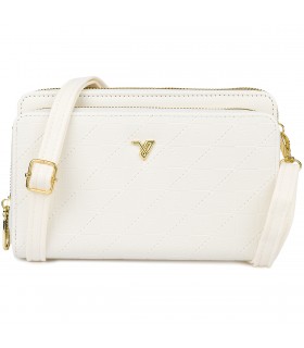Biała Torebka crossbody damska mini na telefon POR-T-51- Krateczka.pl