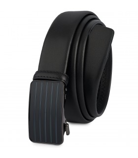Pasek męski skórzany 3,5 cm klamra automatyczna Beltimore 02-544 | Krateczka.pl