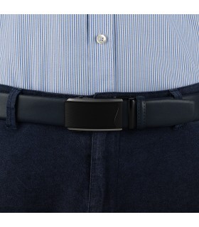 Pasek męski skórzany 3,5 cm klamra automatyczna Beltimore 02-552 | Krateczka.pl