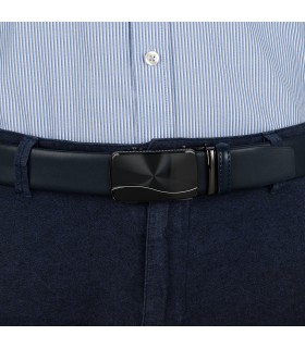 Pasek męski skórzany 3,5 cm klamra automatyczna Beltimore 02-562| Krateczka.pl