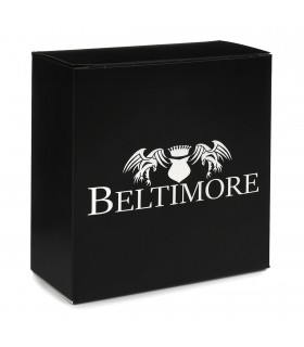 Pasek męski skórzany 3,5 cm klamra automatyczna Beltimore| Krateczka.pl