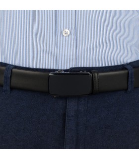 Pasek męski skórzany 3,5 cm klamra automatyczna Beltimore 02-563| Krateczka.pl