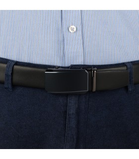 Pasek męski skórzany 3,5 cm klamra automatyczna Beltimore 02-563| Krateczka.pl