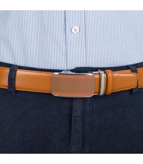 Pasek męski skórzany 3,5 cm klamra automatyczna Beltimore| Krateczka.pl