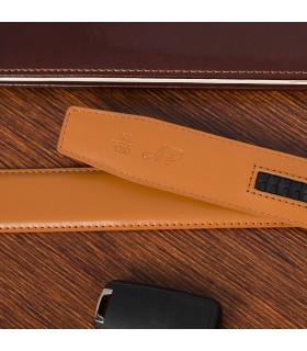 Pasek męski skórzany 3,5 cm klamra automatyczna Beltimore| Krateczka.pl