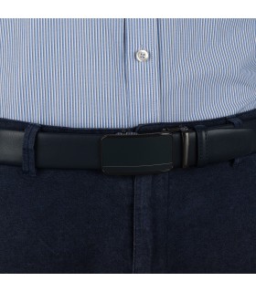 Pasek męski skórzany 3,5 cm klamra automatyczna Beltimore 02-550 | Krateczka.pl
