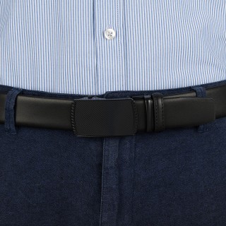 Pasek męski skórzany 3,5 cm klamra automatyczna Beltimore | Krateczka.pl