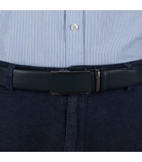 Pasek męski skórzany 3,5 cm klamra automatyczna Beltimore  | Krateczka.pl