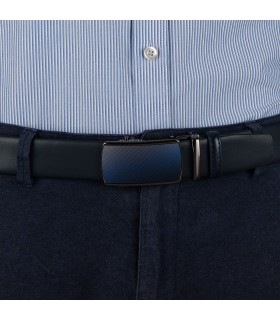 Pasek męski skórzany 3,5 cm klamra automatyczna Beltimore  | Krateczka.pl