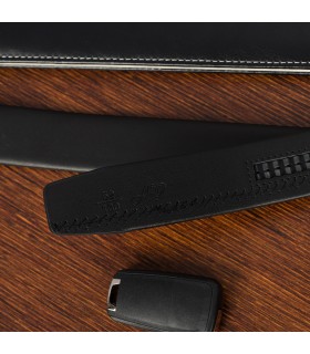 Pasek męski skórzany 3,5 cm klamra automatyczna Beltimore | Krateczka.pl