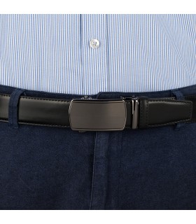 Pasek męski skórzany 3,5 cm klamra automatyczna Beltimore  | Krateczka.pl
