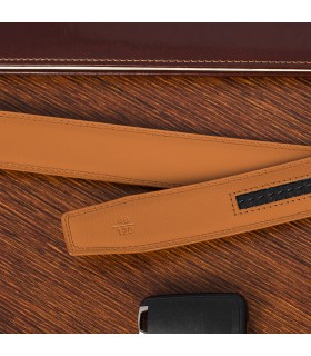 Pasek męski skórzany 3,5 cm klamra automatyczna Beltimore  | Krateczka.pl