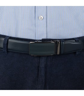 Pasek męski skórzany 3,5 cm klamra automatyczna Beltimore  | Krateczka.pl