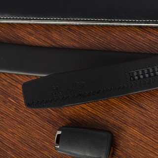 Pasek męski skórzany 3,5 cm klamra automatyczna Beltimore | Krateczka.pl