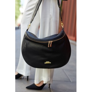 Torebka Damska Skórzana Kangurka Beltimore Brązowa L63 | krateczka.pl