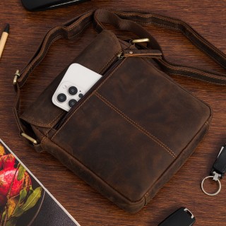 Torba męska skórzana na ramię elegancka Beltimore  N38 | Krateczka.pl