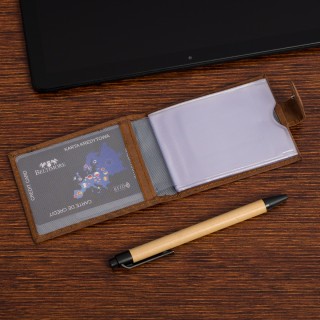 Etui skórzane na dokumenty karty wizytownik RFiD Beltimore C86 |  krateczka.pl