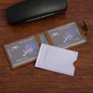 Etui skórzane na dokumenty karty wizytownik RFiD Beltimore C86 |  krateczka.pl