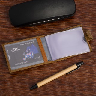 Etui skórzane na dokumenty karty wizytownik RFiD Beltimore C86 |  krateczka.pl