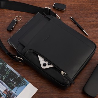 Torba męska skórzana na ramię elegancka Beltimore  N37 | Krateczka.pl