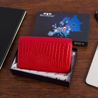 Portfel skórzany damski RFiD na karty skóra Beltimore A03|krateczka.pl