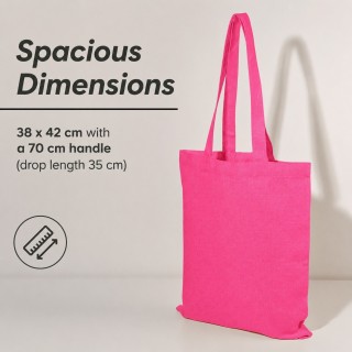 15 sztuk RÓŻOWY KOLOR toreb bawełnianych TOTE BAG 38 x 42 cm PINK_BAG_15