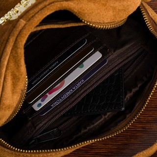 Torebka damska skórzana listonoszka mała Beltimore | krateczka.pl