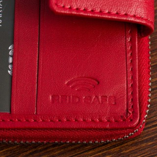 Portfel skórzany damski RFiD na karty skóra Beltimore A09|krateczka.pl