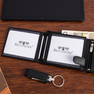 Męski portfel skórzany klasyczny RFiD duży Beltimore |krateczka.pl
