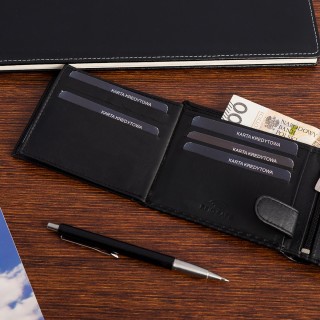 Męski portfel skórzany klasyczny RFiD duży Beltimore |krateczka.pl