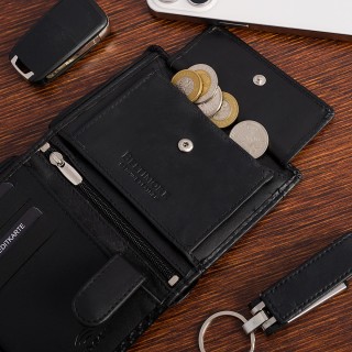 Męski portfel skórzany klasyczny RFiD duży Beltimore |krateczka.pl