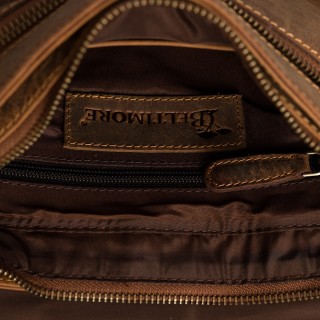 Beltimore torba męska na ramię skórzana elegancka brązowa N11 | Krateczka.pl