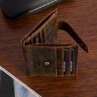 Etui na dokumenty karty skórzane slim Beltimore | krateczka.pl