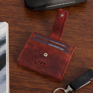 Etui na dokumenty karty skórzane slim Beltimore | krateczka.pl