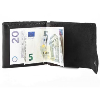 Portfel skórzany mały wsuwka retro banknotówka G66