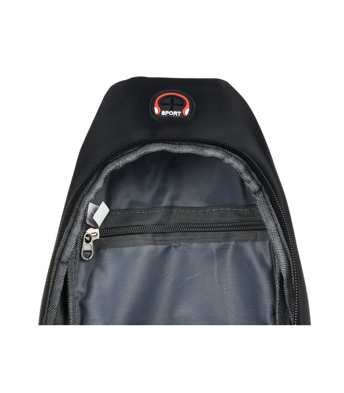 Saszetka nerka przez ramię plecak torba HIT czarny X96