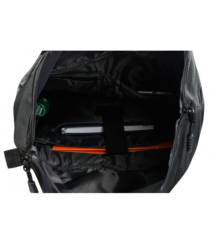 Szary Plecak Miejski na laptopa Trekkingowy Pojemny Solidny B51