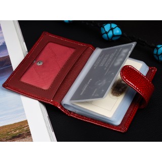 CZERWONE ALESSANDRO PAOLI ETUI WIZYTOWNIK SKÓRA NATURALNA G33